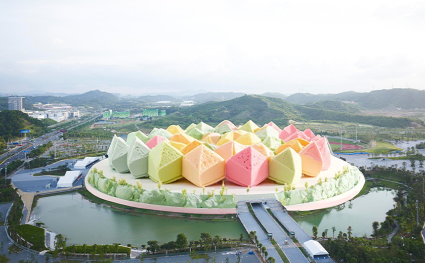 尊龙凯时AI版冰淇淋地标，真的好city！